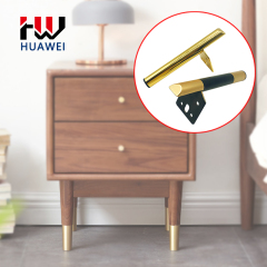 Huawei hardware Wholesale Coffee Table Iron Legs Gold Furniture Metal Sofa Legs