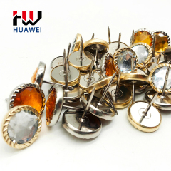 HUAWEI Furniture Hardware Accessories Metal Round Antique Brass Upholstery Decorative Sofa Nails