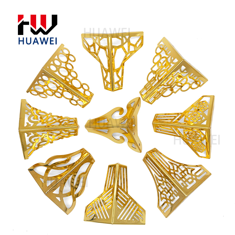 桦炜金属加厚直纹沙发腿床配件装饰支撑桌家具腿