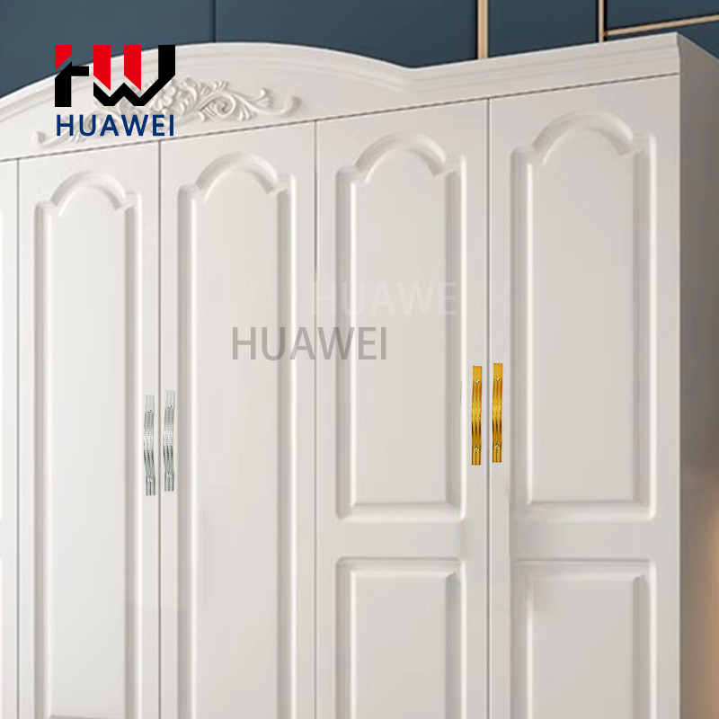 HUAWEI Hardware Furniture Handle Wholesale Easy Install Zinc Alloy Cupboard Closet Drawer Door Handle