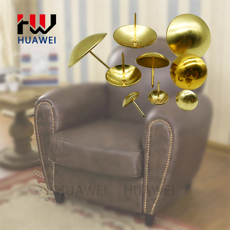HUAWEI Decorative Upholstery Nails 11mm Round Flower Head Sofa Studs Furniture Door Fastening Nails