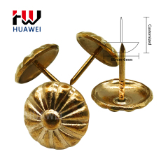 HUAWEI Wholesale Hardware Accessories Red Bronze Metal Furniture Nail Upholstery Decorative Sofa Nail