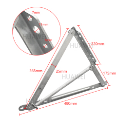 HUAWEI Hydraulic Lift Sofa Bed Hinge Furniture Hardware Functional Accessories Gas Bed Lift up Lifting Mechanism