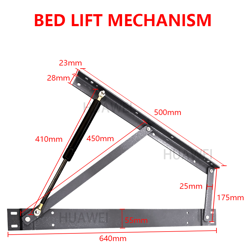 HUAWEI Bed Storage Lift Mechanism Bed Bracket Hydraulic Rod Hinge Lifting Device Furniture Accessories Gas Spring Accessories