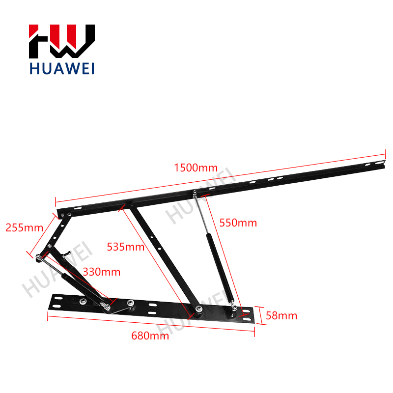 HUAWEI Adjustable Folding Bed Hydraulic Lift Mechanism Gas Spring Lift up Hinge Storage Folding Furniture Accessories