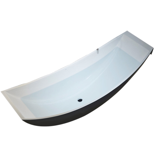Freestanding Acrylic Vessel Hammock Bathtub New Unique Patented Floating Design TW-6698