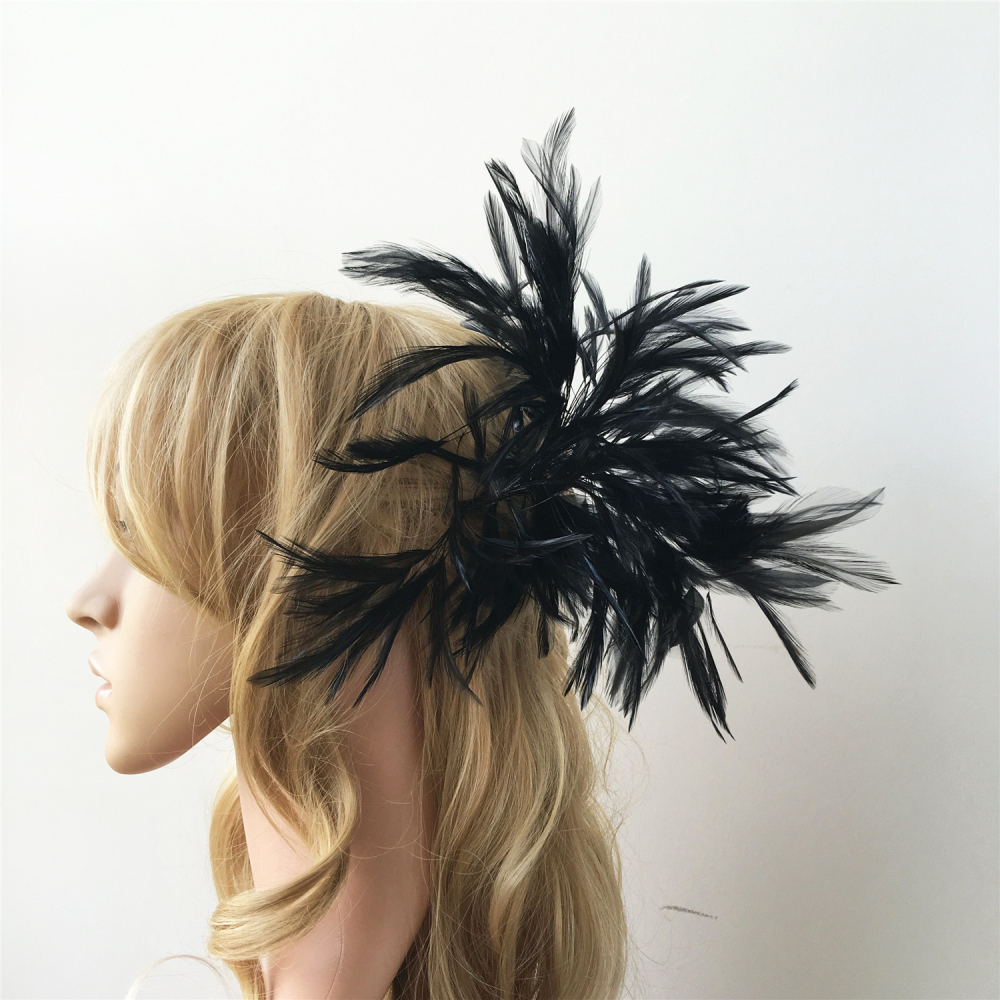 RM203 Feather Mount Hackle Feather Millinery Fascinators Hat Handcraft Headress