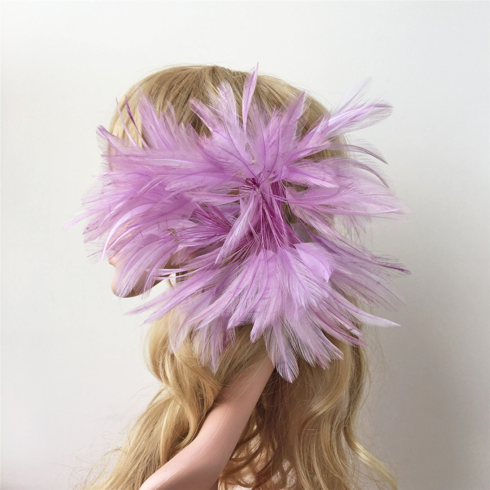 RM203 Feather Mount Hackle Feather Millinery Fascinators Hat Handcraft Headress