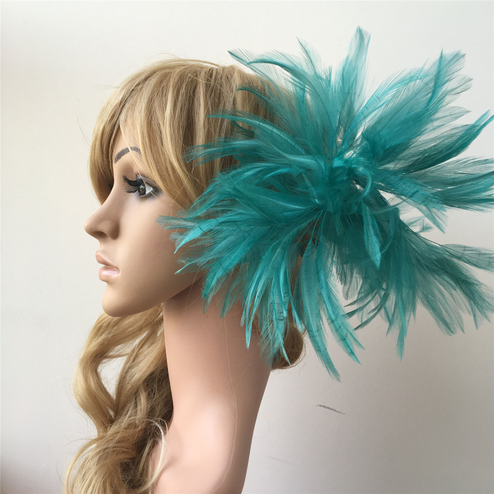 RM203 Feather Mount Hackle Feather Millinery Fascinators Hat Handcraft Headress