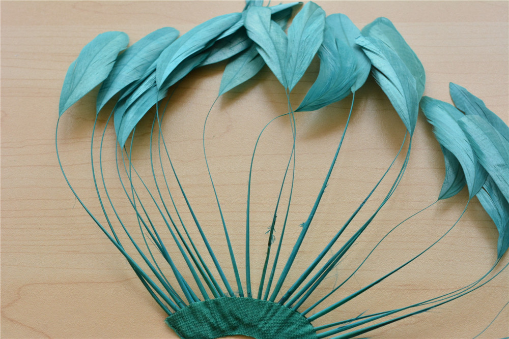 RM203 Feather Mount Hackle Feather Millinery Fascinators Hat Handcraft Headress