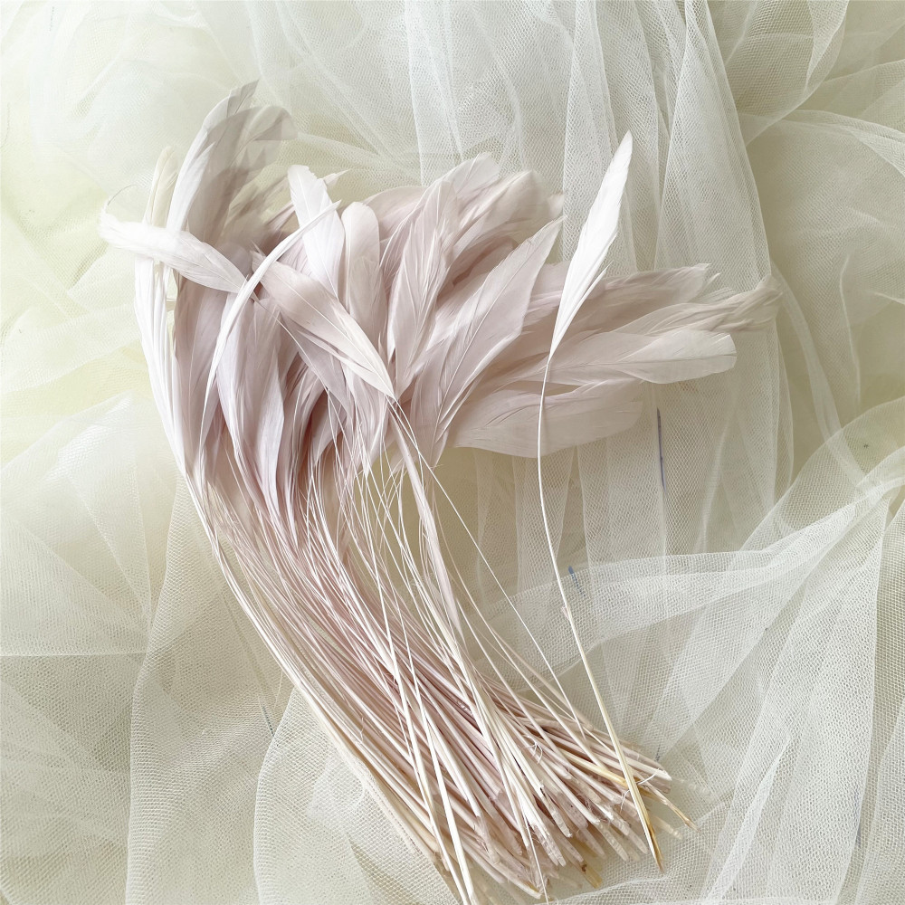 RL-SC02  Stripped Coque Feather 8/10 25pcs/Packet 50pcs/Packet 100pcs/Packet