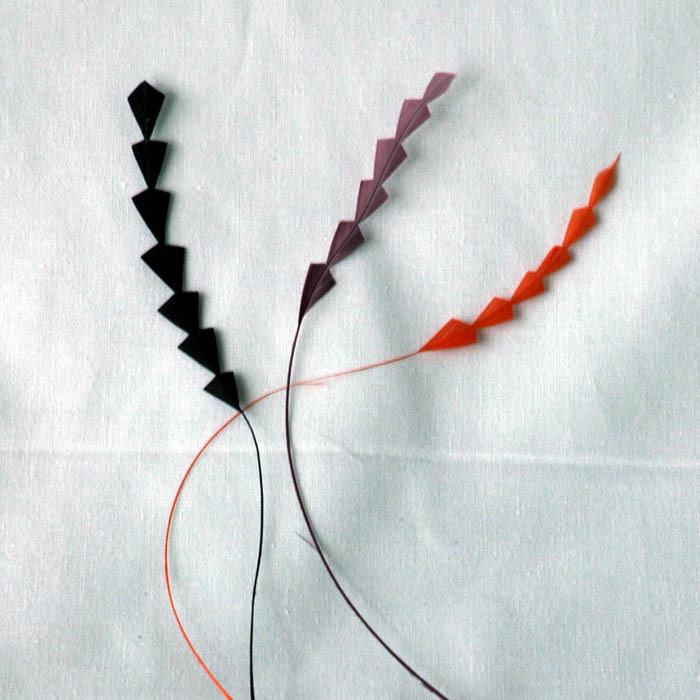RM203 Feather Mount Hackle Feather Millinery Fascinators Hat Handcraft Headress