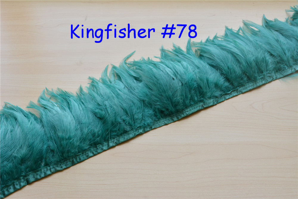RF-GH02 Natural Golden Hackle Fringe 0.5 Meter