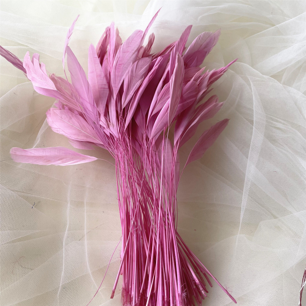 RL-SC03  Stripped Coque Feather 10/12 25pcs/Packet 50pcs/Packet 100pcs/Packet