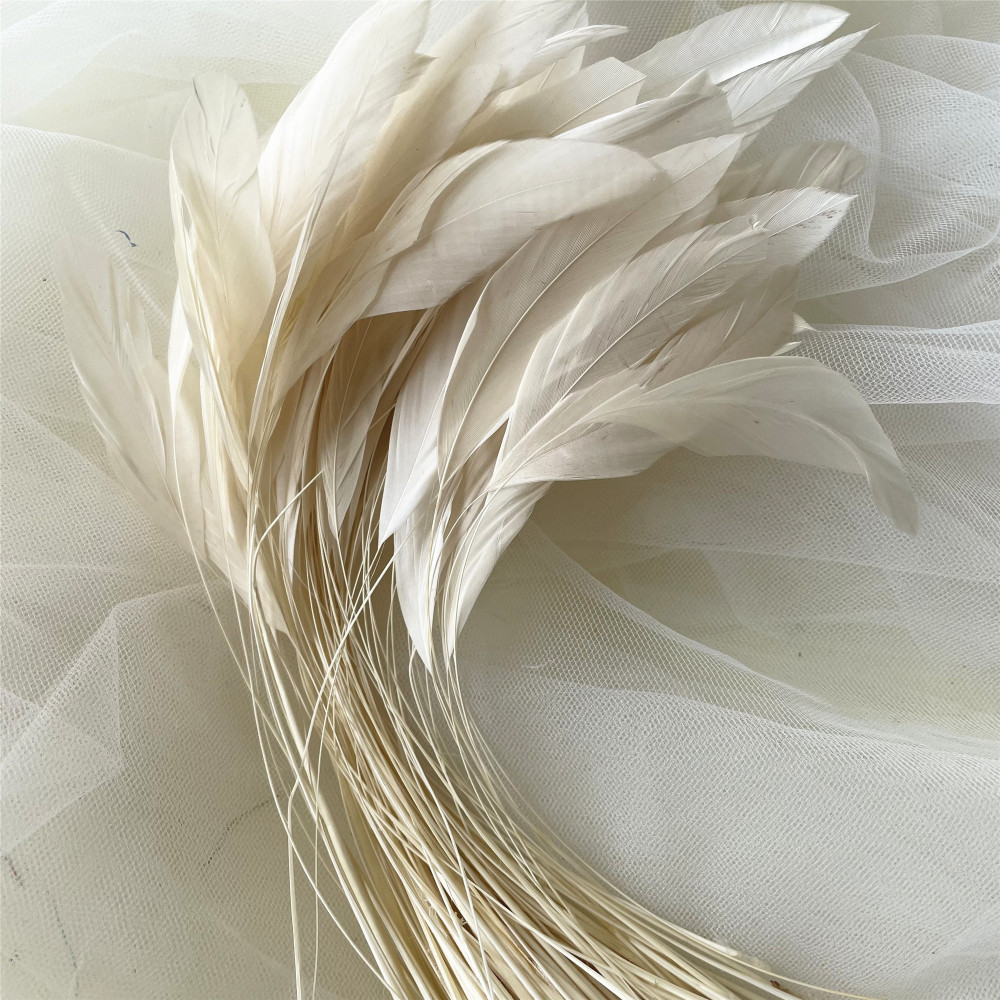 RL-SC03  Stripped Coque Feather 10/12 25pcs/Packet 50pcs/Packet 100pcs/Packet