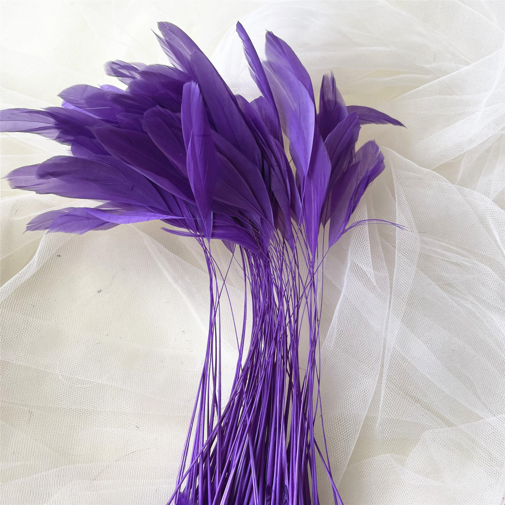 RL-SC03  Stripped Coque Feather 10/12 25pcs/Packet 50pcs/Packet 100pcs/Packet