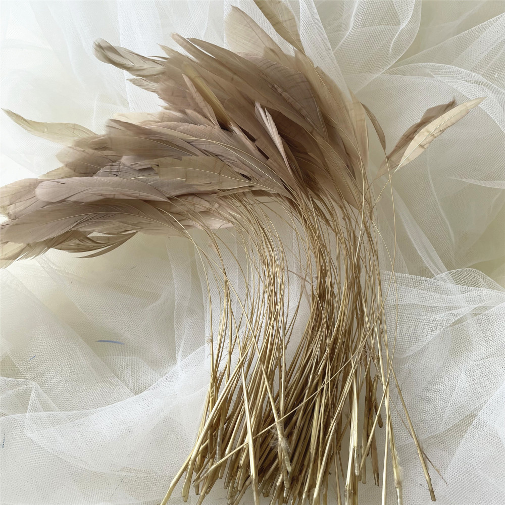RL-SC02  Stripped Coque Feather 8/10 25pcs/Packet 50pcs/Packet 100pcs/Packet
