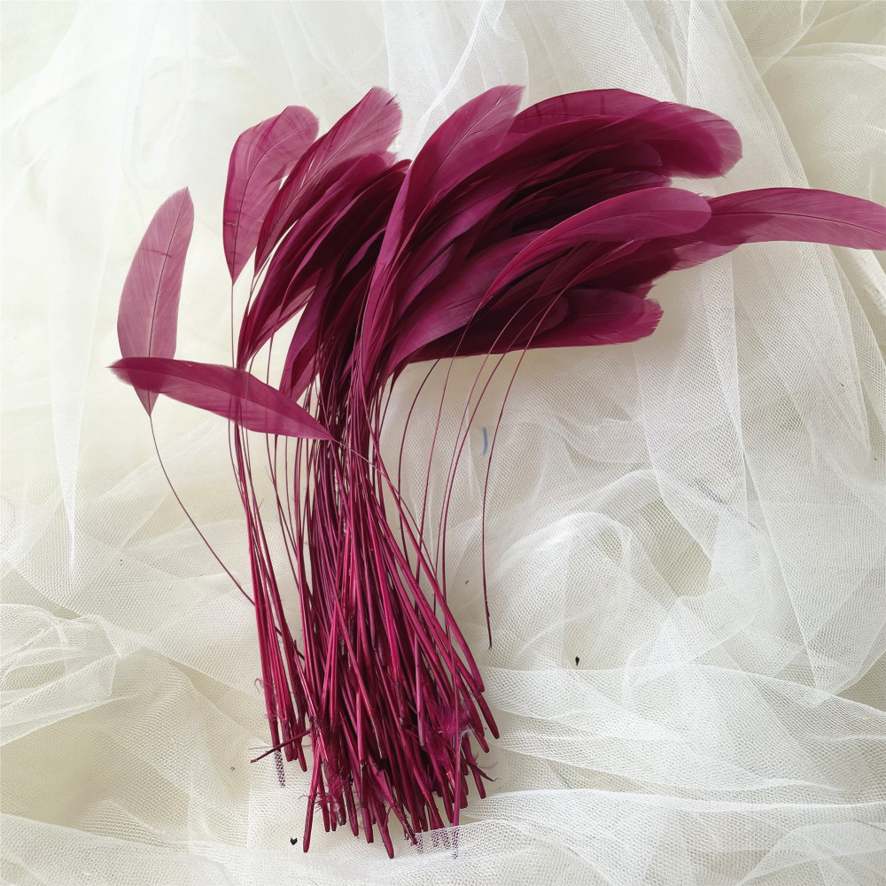 RL-SC03  Stripped Coque Feather 10/12 25pcs/Packet 50pcs/Packet 100pcs/Packet