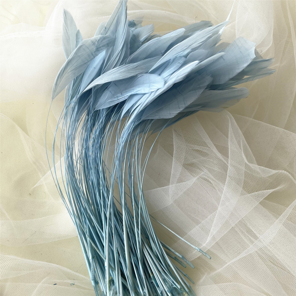 RL-SC03  Stripped Coque Feather 10/12 25pcs/Packet 50pcs/Packet 100pcs/Packet