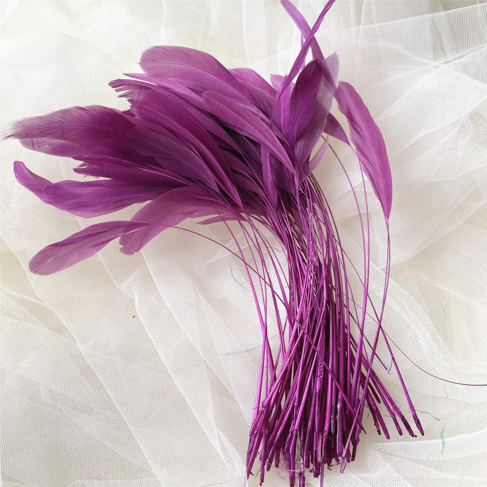 RL-SC03  Stripped Coque Feather 10/12 25pcs/Packet 50pcs/Packet 100pcs/Packet