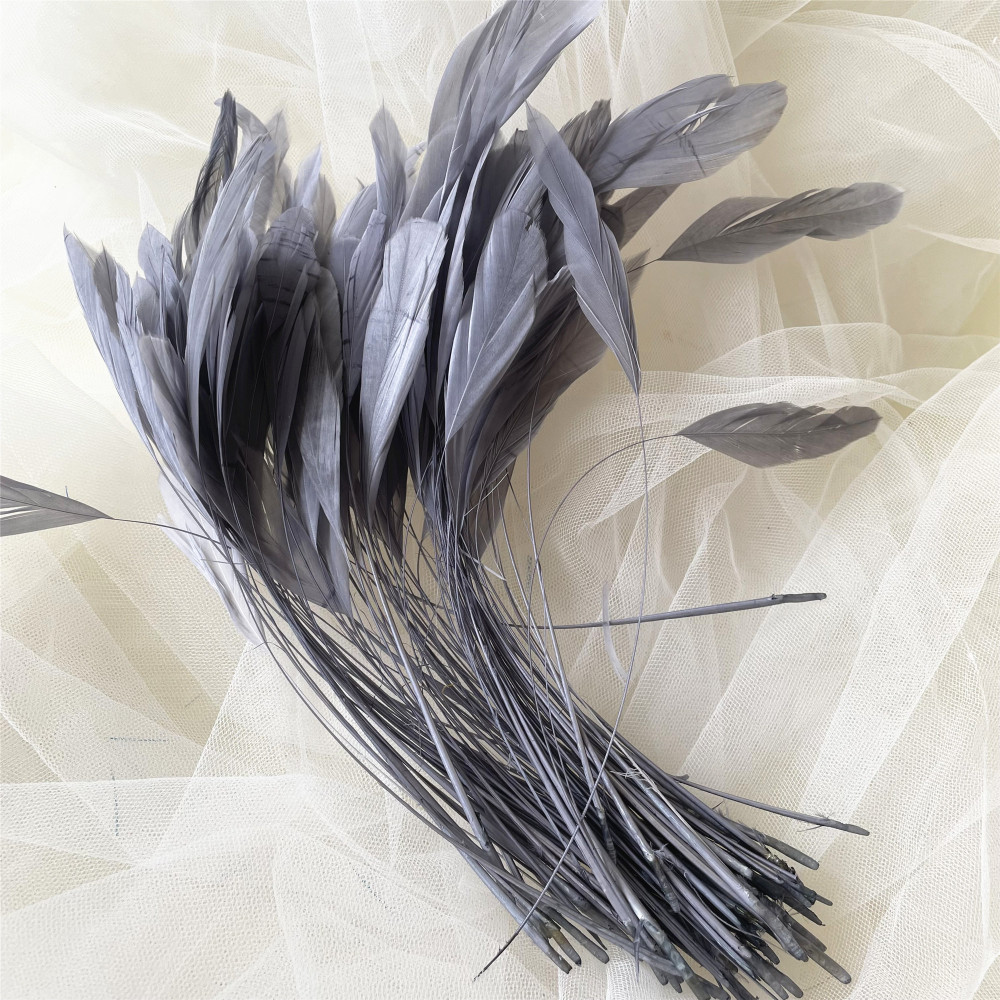 RL-SC03  Stripped Coque Feather 10/12 25pcs/Packet 50pcs/Packet 100pcs/Packet