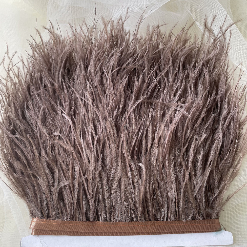 RL-OS01 Ostrich Fringe Feather Trim 34 Colours 1 Meter