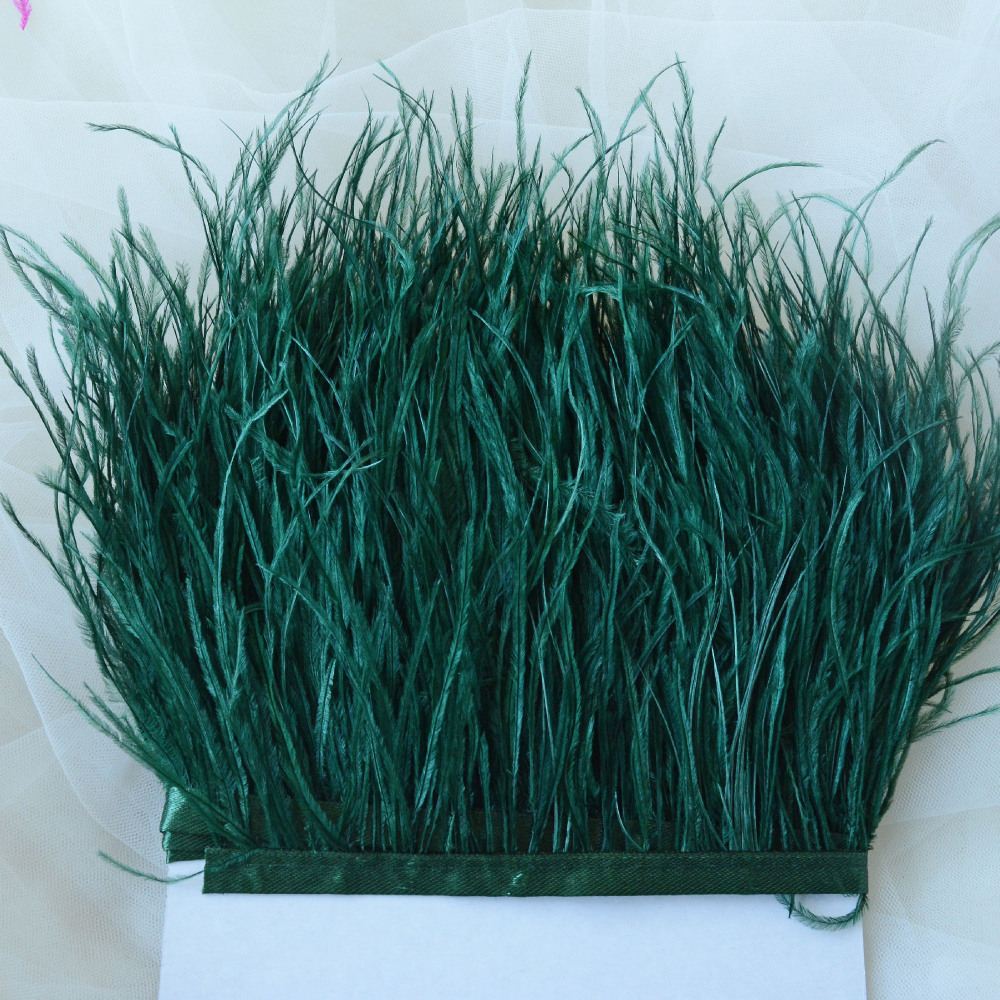 RL-OS01 Ostrich Fringe Feather Trim 34 Colours 1 Meter