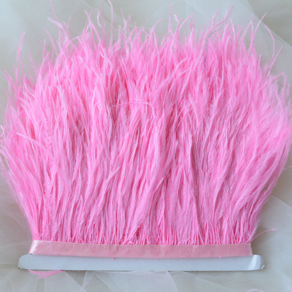 RL-OS01 Ostrich Fringe Feather Trim 34 Colours 1 Meter