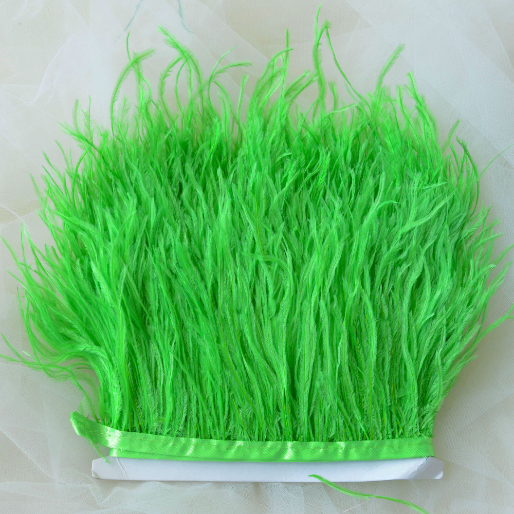 RL-OS01 Ostrich Fringe Feather Trim 34 Colours 1 Meter