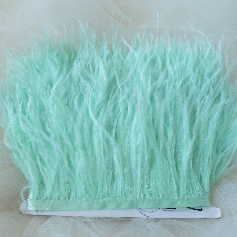 RL-OS01 Ostrich Fringe Feather Trim 34 Colours 1 Meter