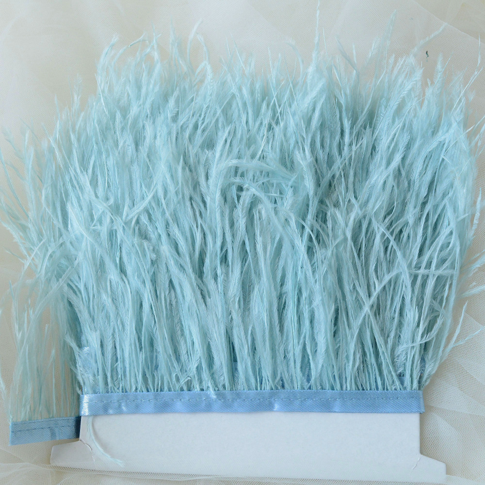RL-OS01 Ostrich Fringe Feather Trim 34 Colours 1 Meter