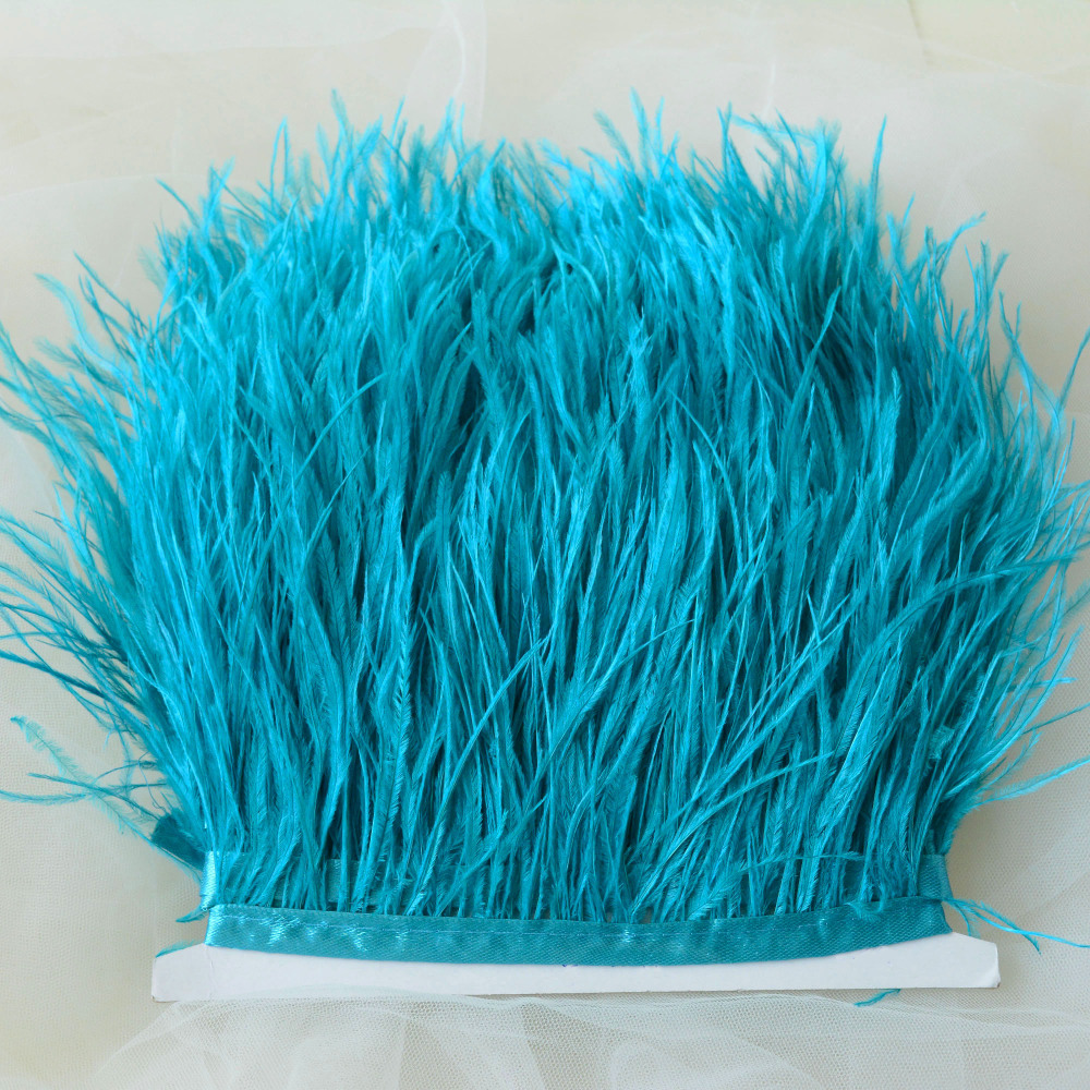 RL-OS01 Ostrich Fringe Feather Trim 34 Colours 1 Meter