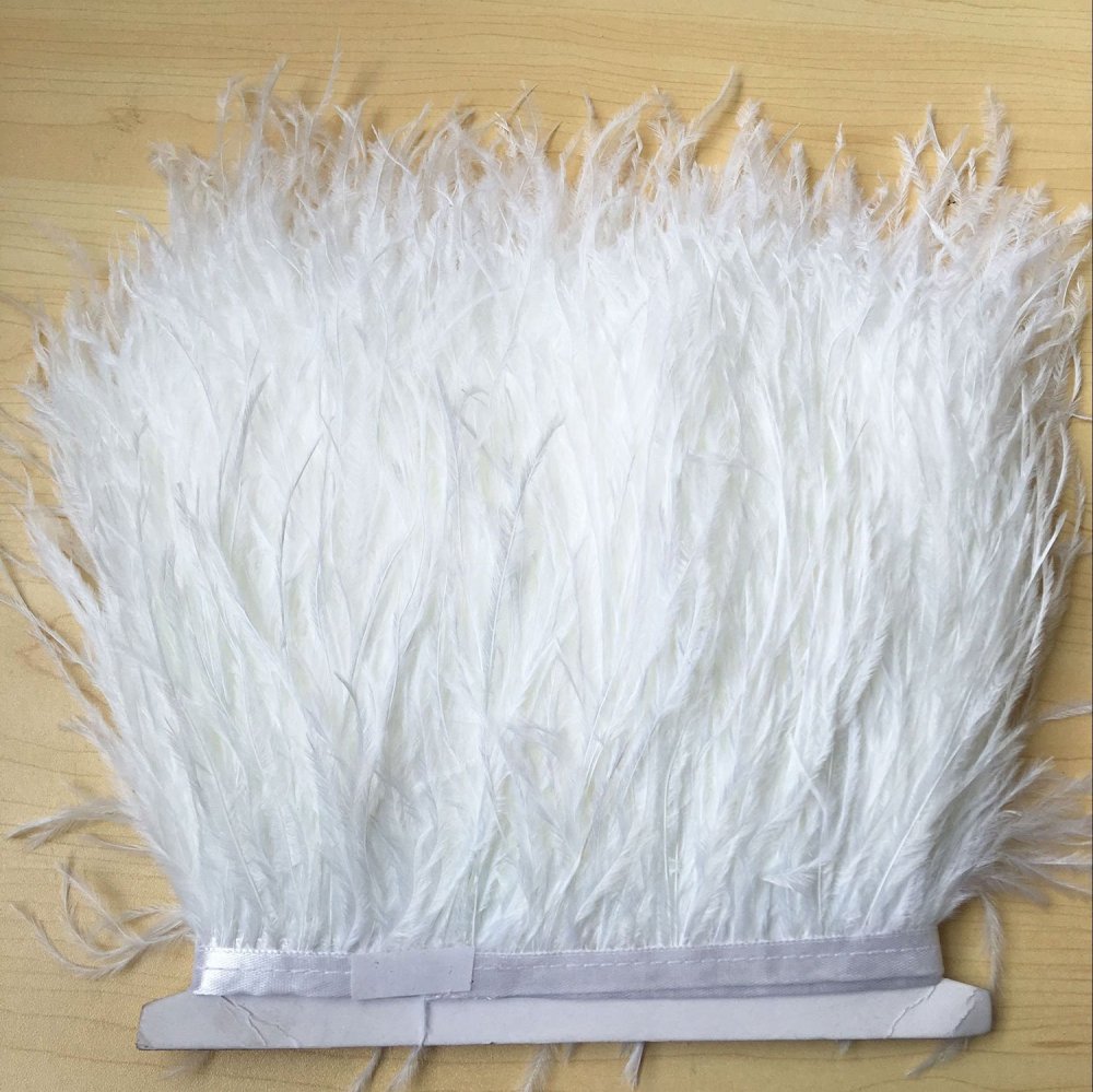 RL-OS01 Ostrich Fringe Feather Trim 34 Colours 1 Meter