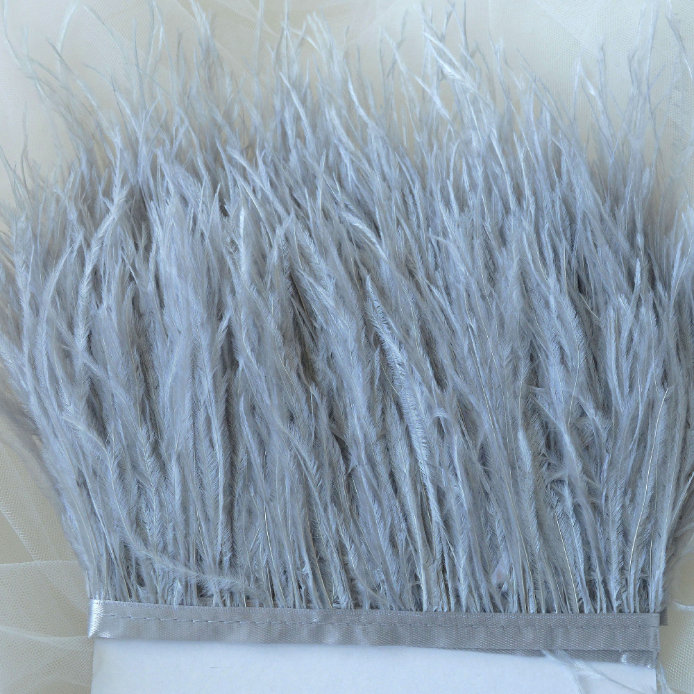 RL-OS01 Ostrich Fringe Feather Trim 34 Colours 1 Meter
