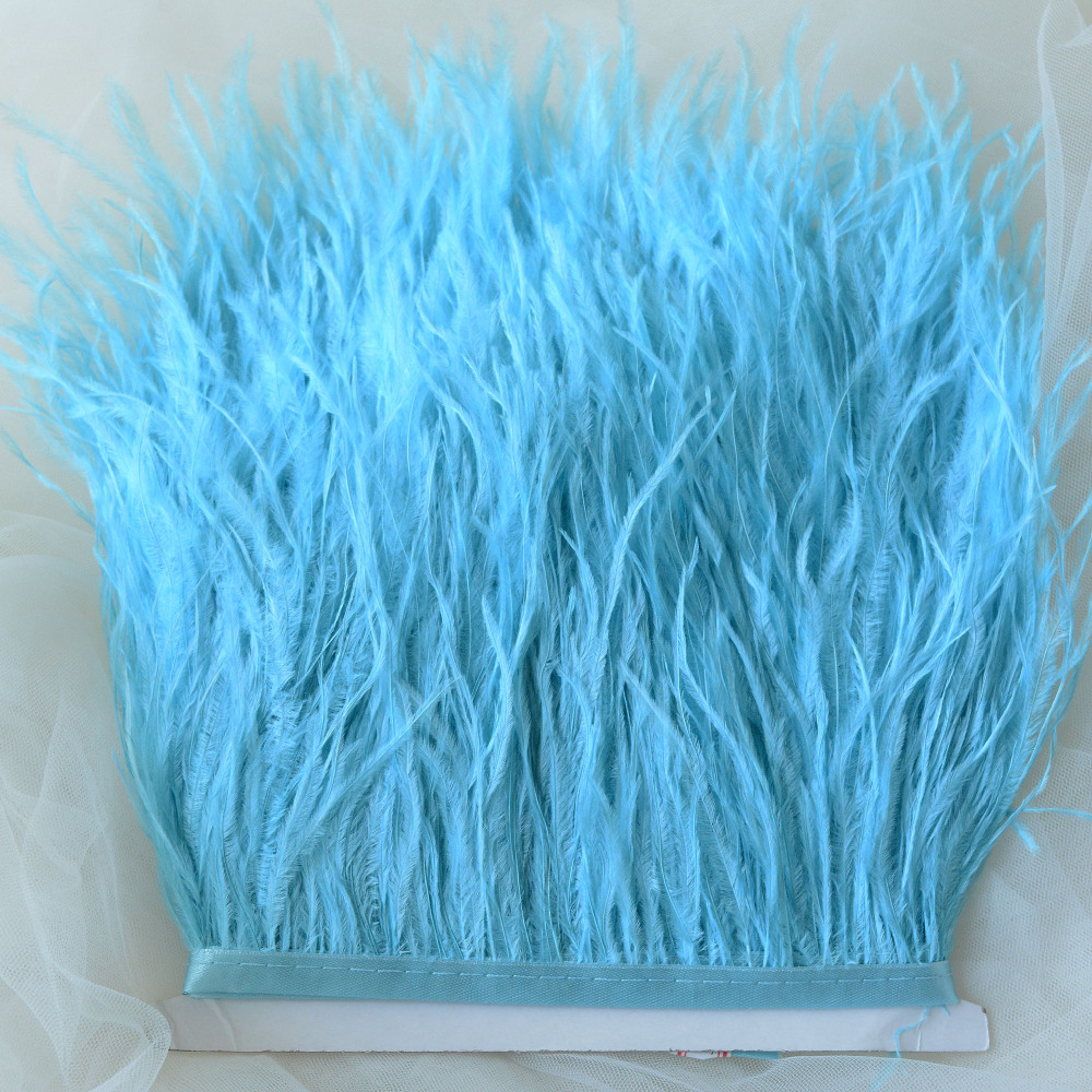 RL-OS01 Ostrich Fringe Feather Trim 34 Colours 1 Meter