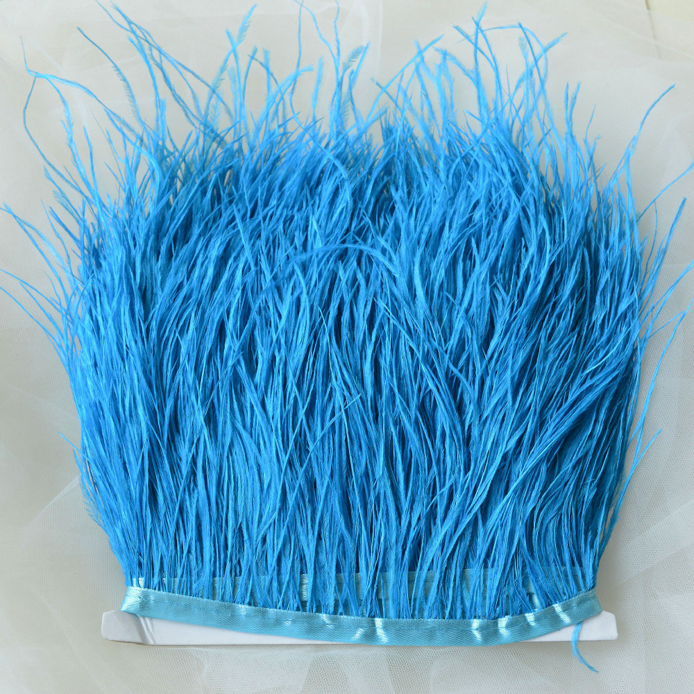 RL-OS01 Ostrich Fringe Feather Trim 34 Colours 1 Meter