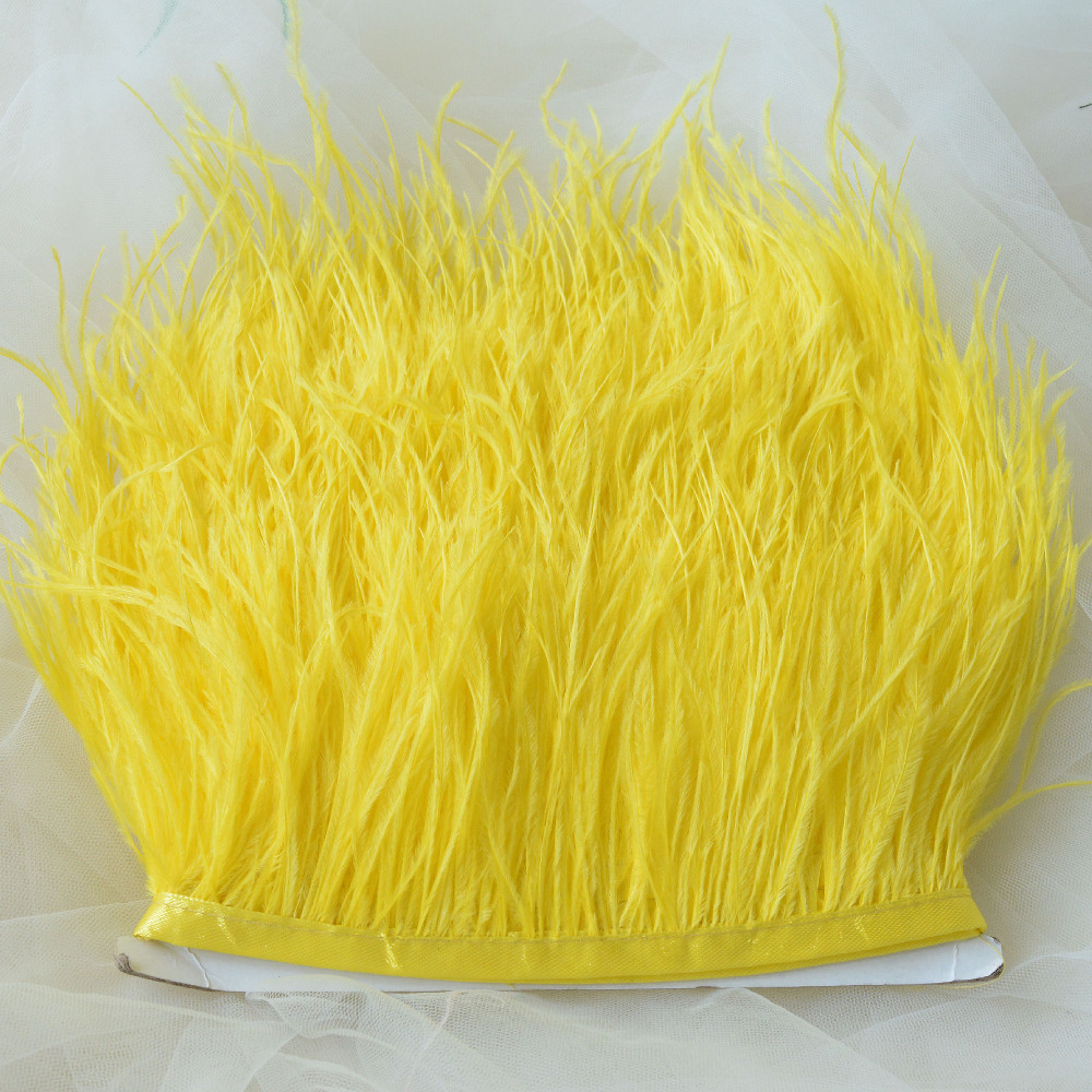 RL-OS01 Ostrich Fringe Feather Trim 34 Colours 1 Meter