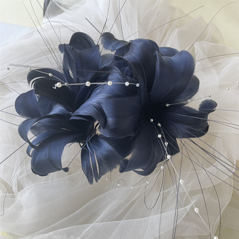 RM725 Feather Mount Goose Feather Millinery Fascinators Hat Handcraft Headress