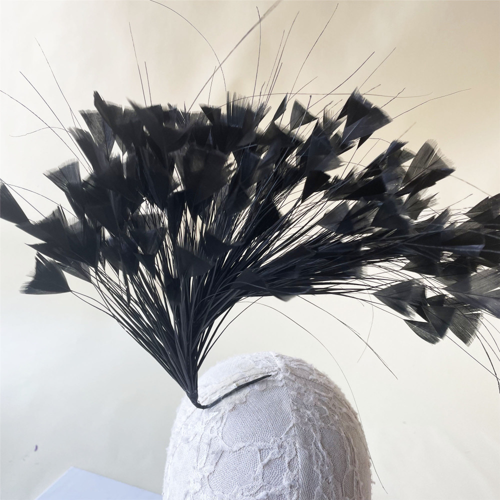RM608 Feather Mount Goose Feather Millinery Fascinators Hat Handcraft Headress