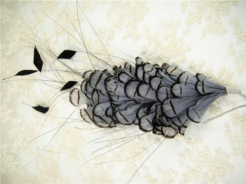 RM515 Feather Mount Hackle Goose Feather Millinery Fascinators Hat Handcraft Headress