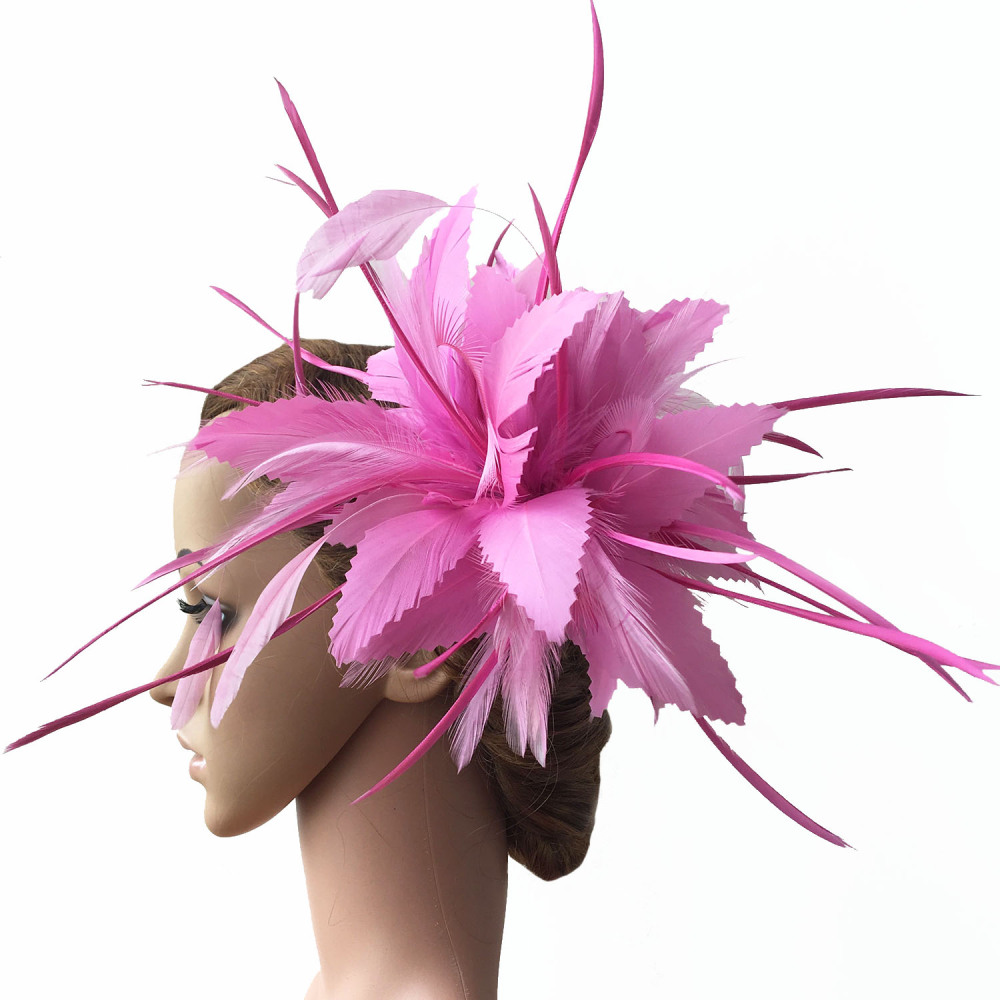 RM634 Feather Mount Goose Feather Millinery Fascinators Hat Handcraft Headress