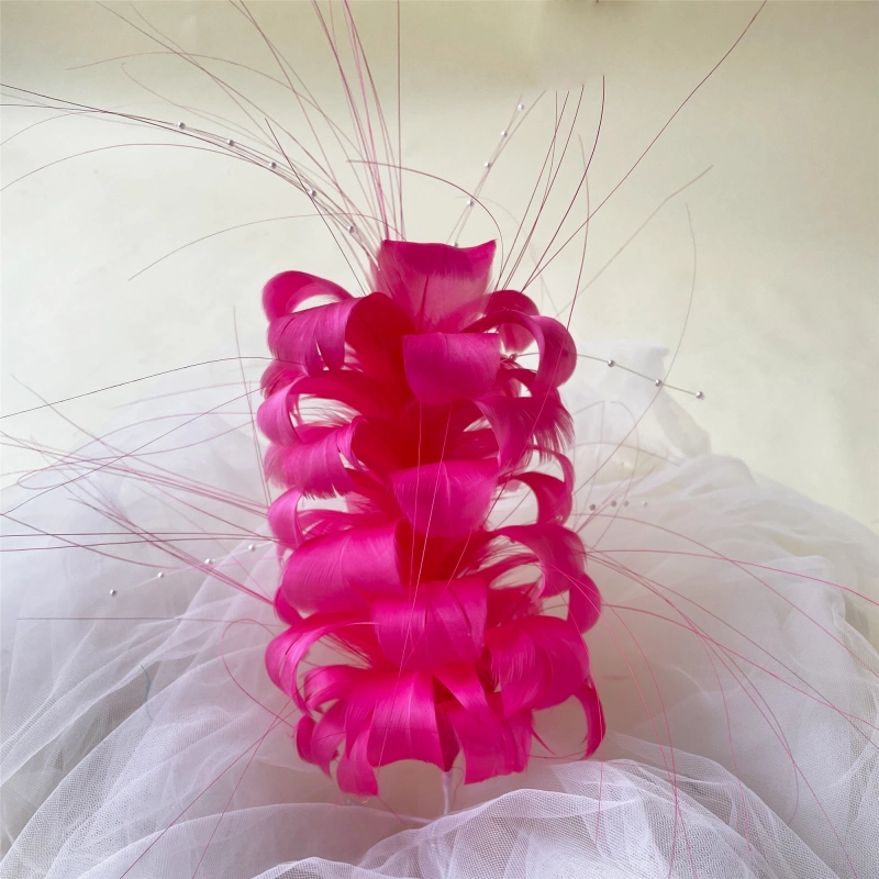 RM716 Feather Mount Goose Feather Millinery Fascinators Hat Handcraft Headress