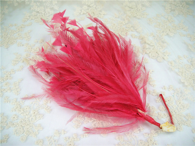 RM730 Feather Mount Goose Feather Millinery Fascinators Hat Handcraft Headress