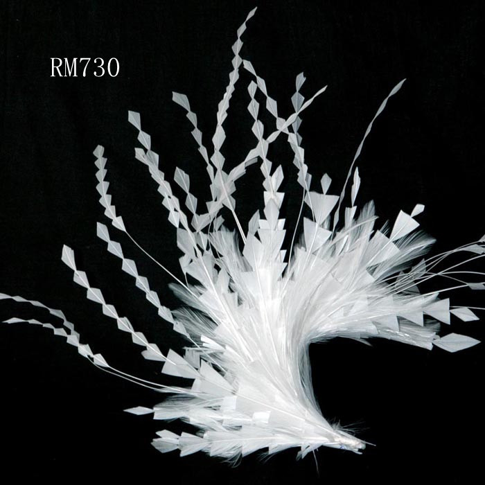 RM709 Feather Mount Goose Feather Millinery Fascinators Hat Handcraft Headress