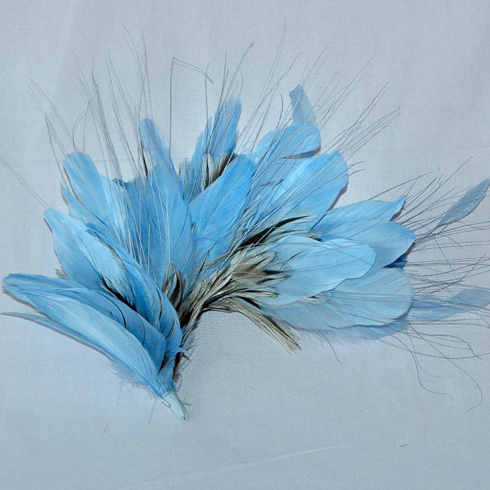 RM203 Feather Mount Hackle Feather Millinery Fascinators Hat Handcraft Headress