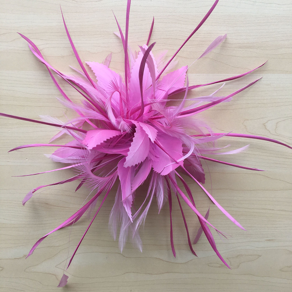 RM636 Feather Mount Goose Feather Millinery Fascinators Hat Handcraft Headress