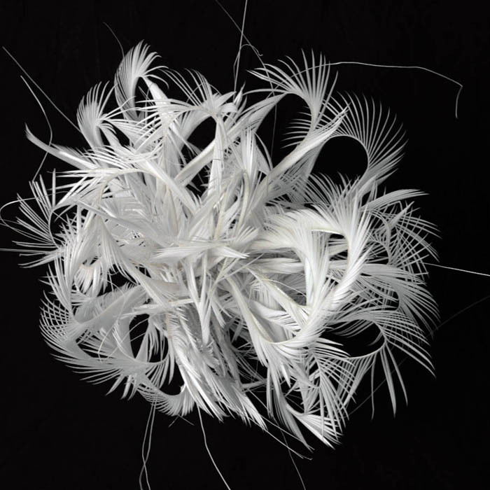 RM608 Feather Mount Goose Feather Millinery Fascinators Hat Handcraft Headress