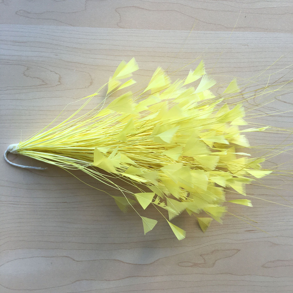 RM611 Feather Mount Stripped Coque Feather Millinery Fascinators Hat Handcraft Headress