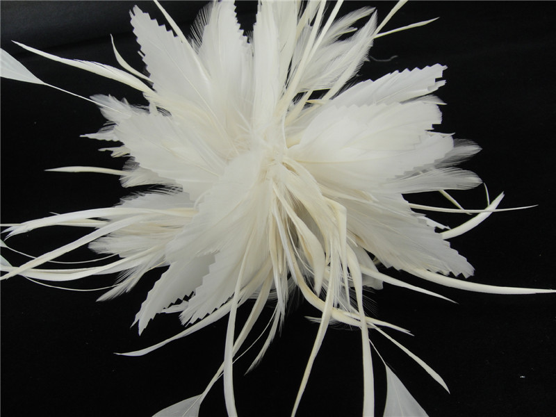 RM708 Feather Mount Goose Feather Millinery Fascinators Hat Handcraft Headress