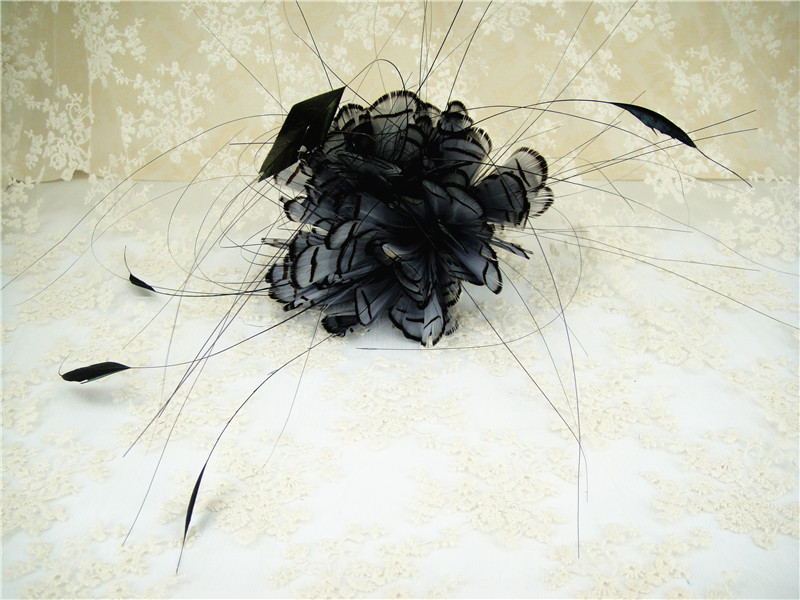 RM515 Feather Mount Hackle Goose Feather Millinery Fascinators Hat Handcraft Headress